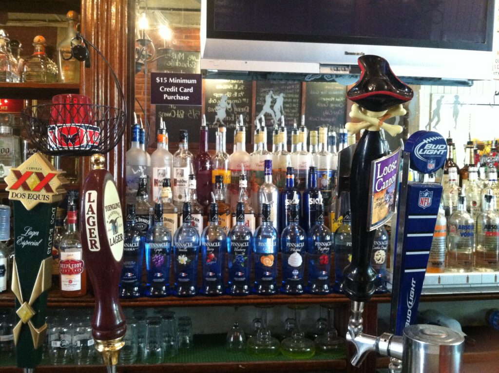 beers on tap at nobles bar and grill